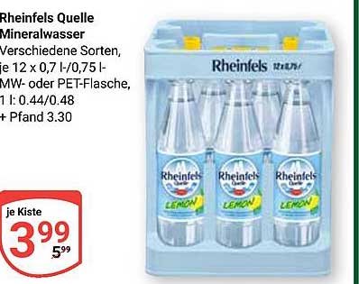 Rheinfels Quelle Mineralwasser