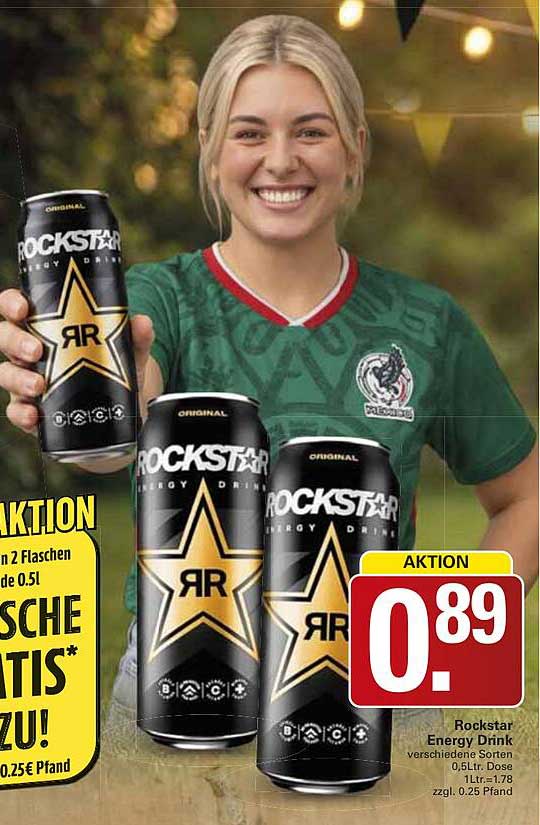 Rockstar Energy Drink verschiedene Sorten 0,5 l