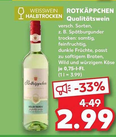 ROTKÄPPCHEN Qualitätswein