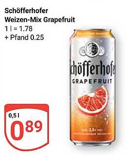 Schöfferhofer Weizen-Mix Grapefruit