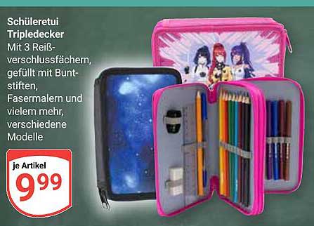 Schüleretui Tripledecker