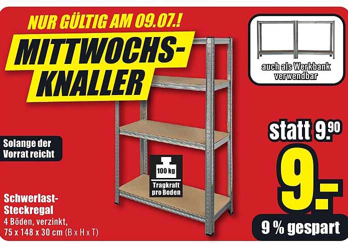 Schwerlast-Steckregal