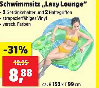 Schwimmsitz „Lazy Lounge“
