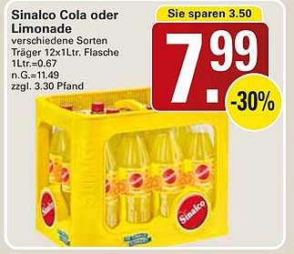 Sinalco Cola oder Limonade