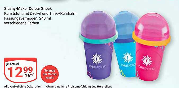 Slushy-Maker Colour Shock