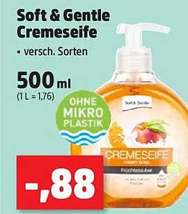 Soft & Gentle Cremeseife