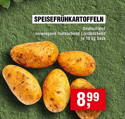 Speisefrühkartoffeln