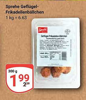 Spreehe Geflügel-Frikadellenbällchen
