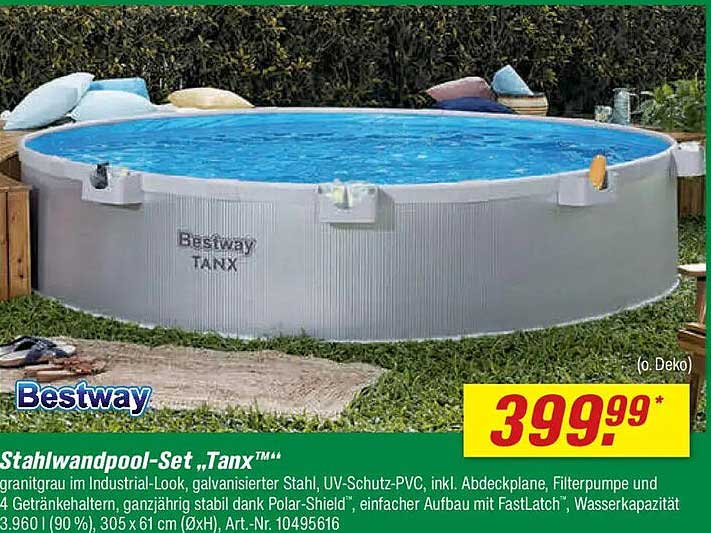 Stahlwandpool-Set „Tanx™“