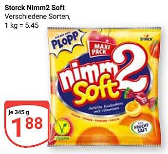 Storck Nimm2 Soft Verschiedene Sorten, 1 kg = 5.45