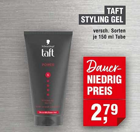 TAFT STYLING GEL versch. Sorten je 150 ml Tube