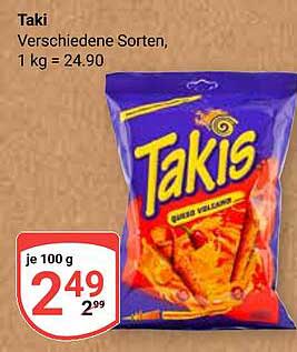 Taki Verschiedene Sorten, 1 kg = 24.90