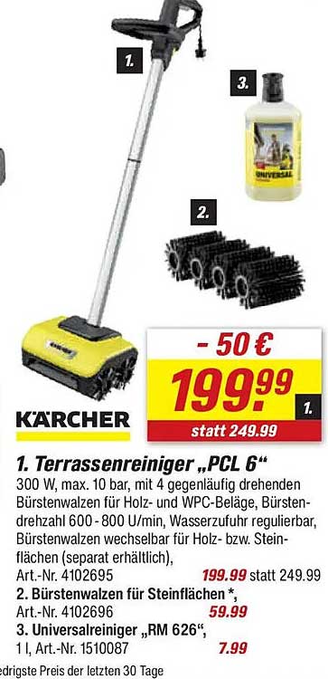 Terrassenreiniger „PCL 6“