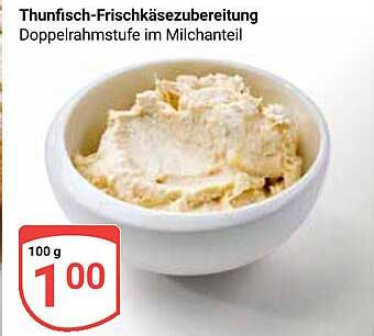 Thunfisch-Frischkäsezubereitung