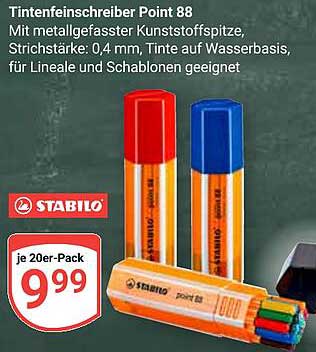 Tintenfeinschreiber Point 88