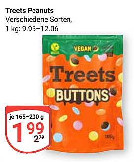 Treats Peanuts Verschiedene Sorten, 1 kg: 9.95–12.06