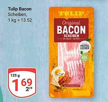 Tulip Bacon Scheiben, 1 kg = 13.52