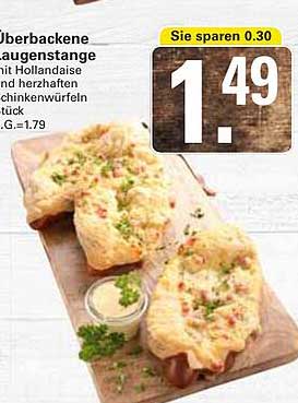 Überbackene Baguettestange mit Hähnchen
