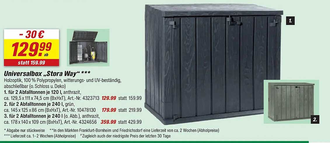 Universalbox „Stora Way“ ***