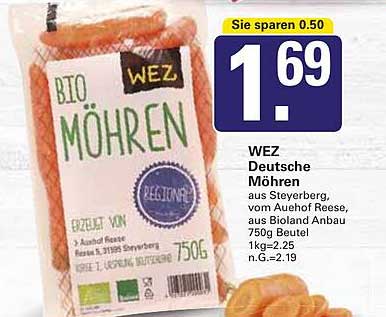 WEZ Deutsche Möhren