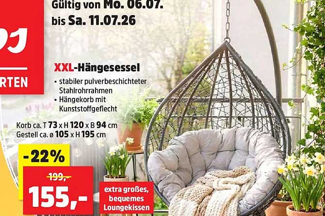 XXL-Hängesessel
