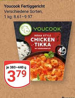 Youcook Fertiggericht Verschiedene Sorten, 1 kg: 8.61–9.97