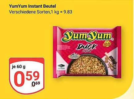 YumYum Instant Beutel