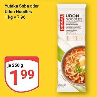 Yutaka Soba oder Udon Noodles
