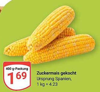 Zuckermais gekocht