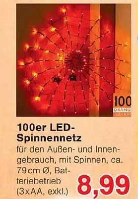 100er LED-Spinnennetz für den Außen- und Innengebrauch