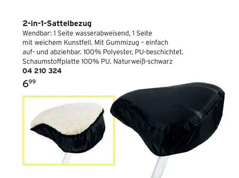 2-in-1-Sattelbezug