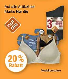 20% Rabatt auf alle Artikel der Marke Nur die