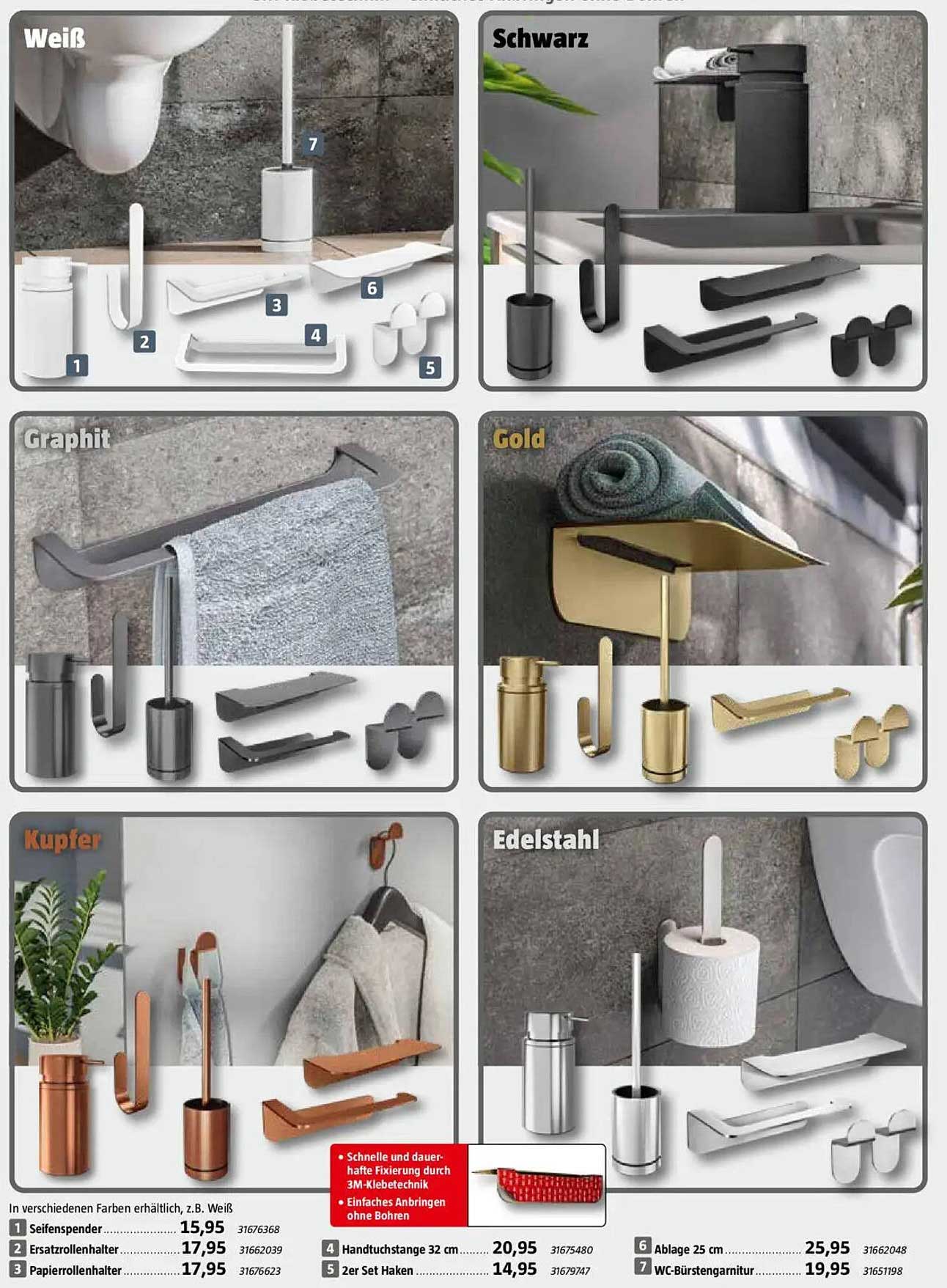 5er Set Haken