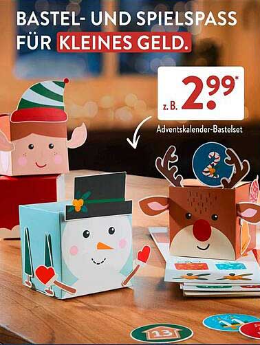 Adventskalender-Bastelset