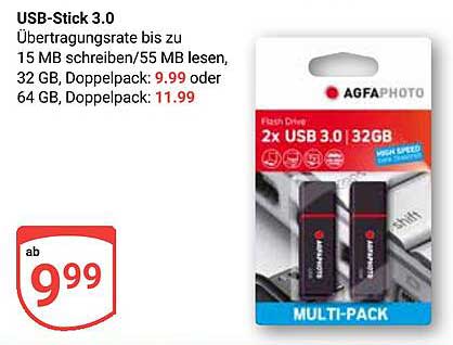 AGFA Photo USB-Stick 3.0, 2er Set