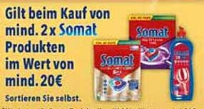 Aktion: Somat Produkte - Unglaubliche Ersparnis beim Kauf von 2