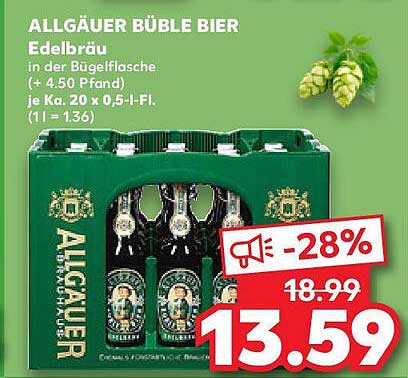 ALLGÄUER BÜBLE BIER Edelbräu – Der perfekte Genuss für jeden Anlass