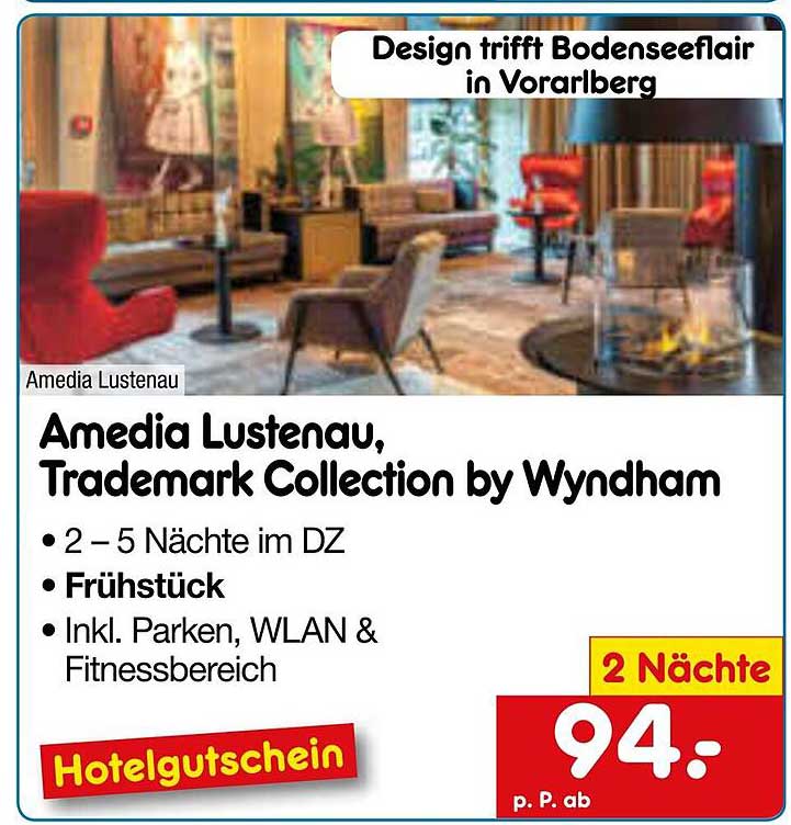 Amedia Lustenau, Trademark Collection by Wyndham - Hotelgutschein