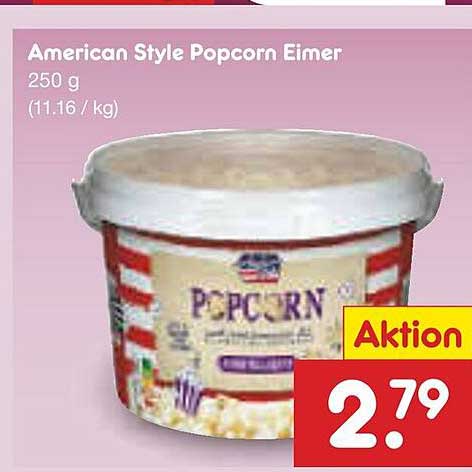 American Style Popcorn Eimer 250 g