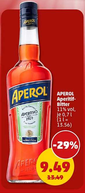 APEROL Aperitif-Bitter 0,7 l