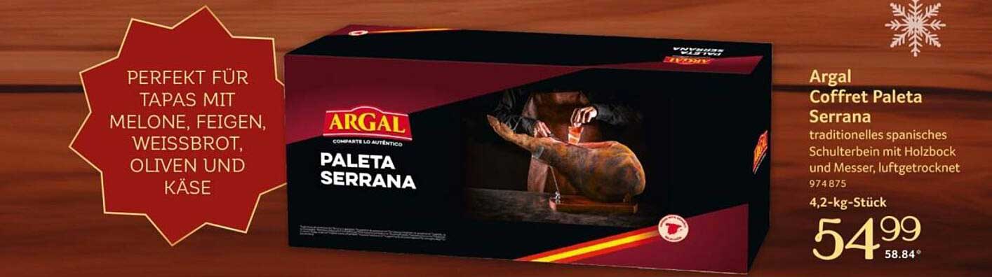 Argal Coffret Paleta Serrana 4,2-kg-Stück