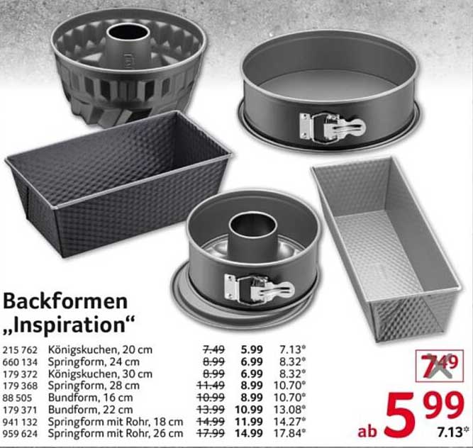 Backformen „Inspiration“