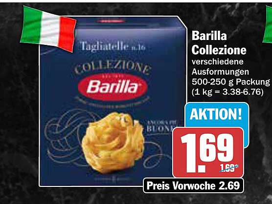 Barilla Collezione Tagliatelle 500-250g