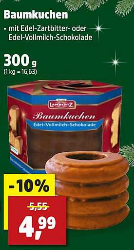 Baumkuchen mit Edel-Zartbitter- oder Edel-Vollmilch-Schokolade