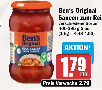 Ben's Original Saucen zum Reis - verschiedene Sorten