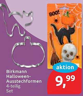 Birkmann Halloween-Ausstechformen 4-teilig Set