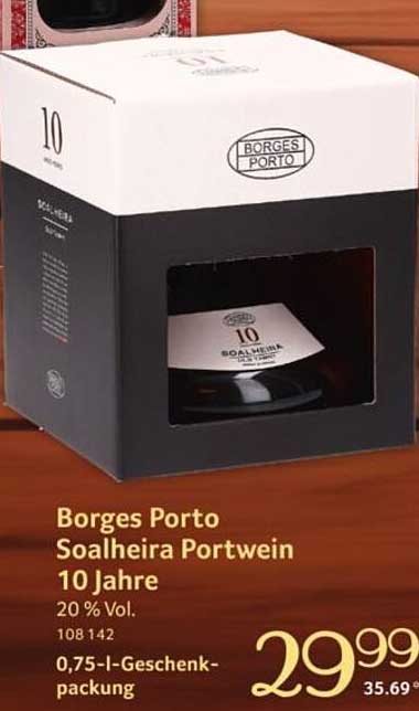 Borges Porto Soalheira Portwein 10 Jahre