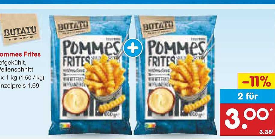 Botato Pommes Frites 2 kg