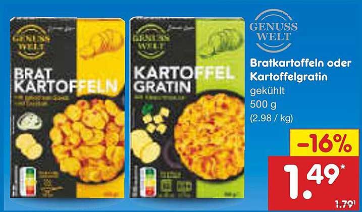 Bratkartoffeln oder Kartoffelgratin