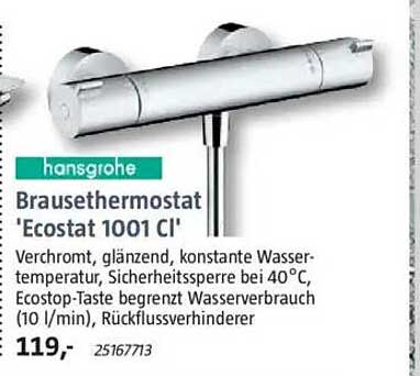 Brausethermostat 'Ecostat 1001 CI' von Hansgrohe